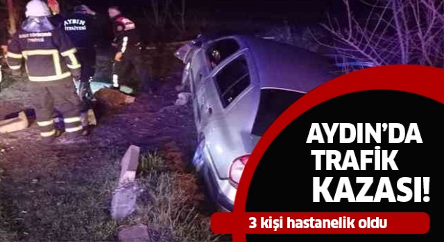 Aydın'da trafik kazası: 3 yaralı