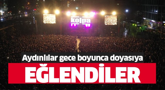 Aydınlılar unutulmaz bir gece yaşadı