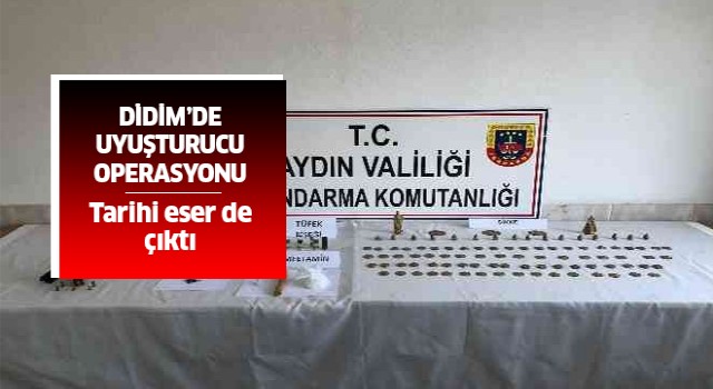 Didim'de uyuşturucu operasyonu!