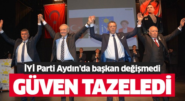 İYİ Parti Aydın'da Başkan Taner güven tazeledi