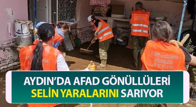 AFAD Gönüllüleri, selin yaraları sarılıyor