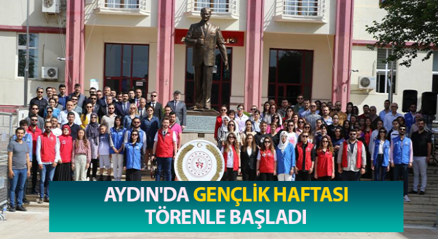 Aydın'da Gençlik Haftası törenle başladı