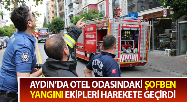 Efeler'de şofben yangını ekipleri harekete geçirdi