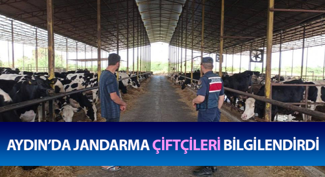 Jandarma, çiftçileri bilgilendirdi