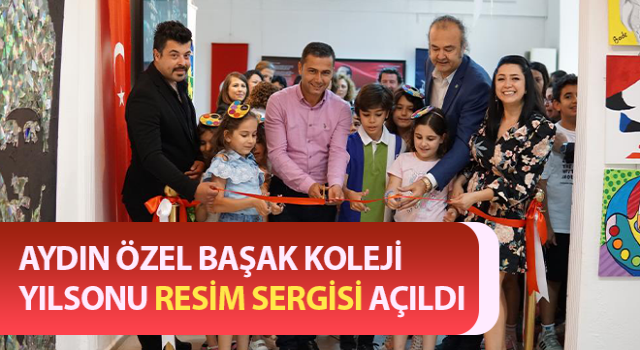 Özel Başak Koleji yılsonu resim sergisi açıldı