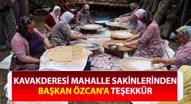 Başkan Özcan için hayır yaptılar