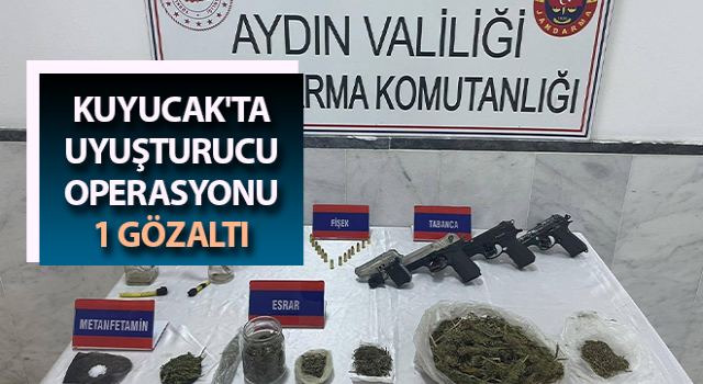 Kuyucak'ta uyuşturucu operasyonu: 1 gözaltı