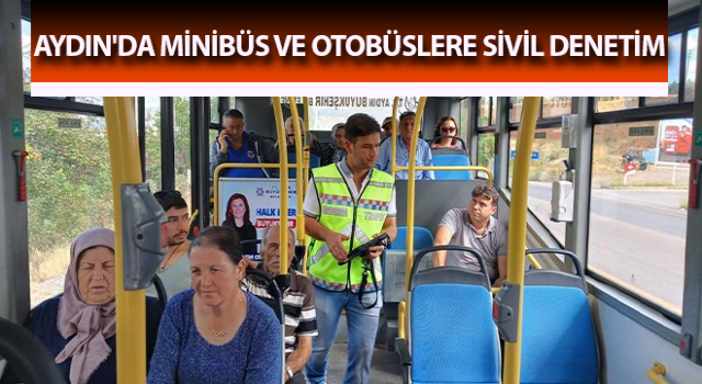 Minibüs ve otobüslere sivil denetim