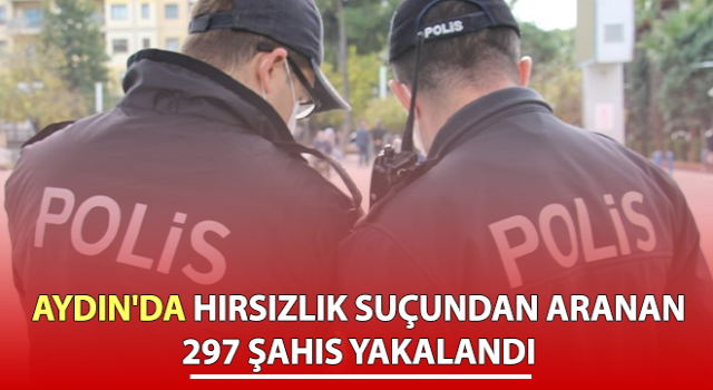 Aydın'da Asayiş Şube ekipleri yeni yıla hızlı başladı