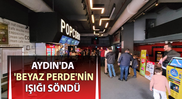Aydın'daki sinema salonu kepenk kapattı