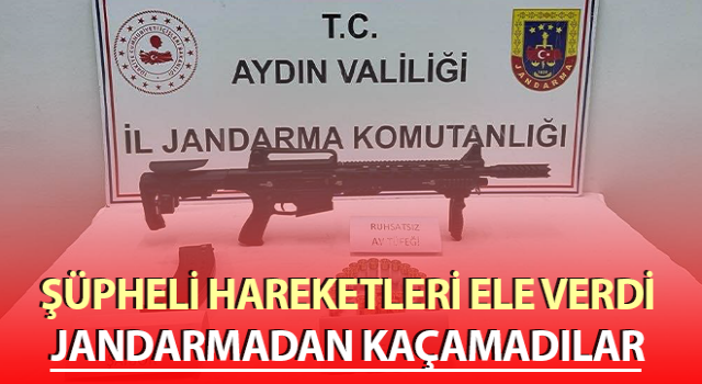 Kuşadası’nda 4 şüpheli jandarmadan kaçamadı