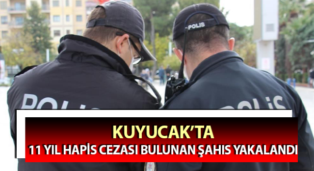 Kuyucak polisinden kaçamadı