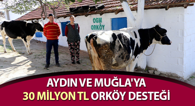 Aydın ve Muğla'ya 30 Milyon TL ORKÖY desteği