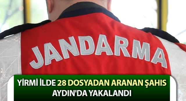 Aydın'da 20 ilde aranan 28 şahıs yakalandı
