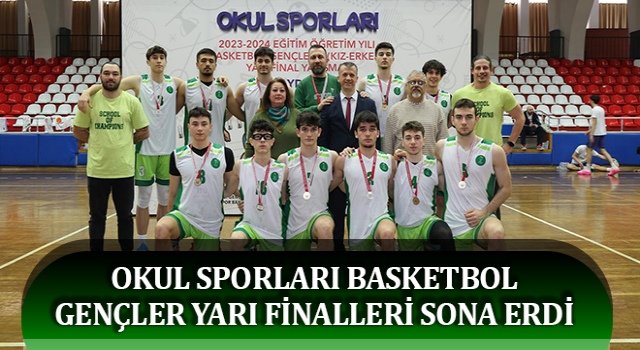 Aydın'da genç basketbolcuların mücadelesi