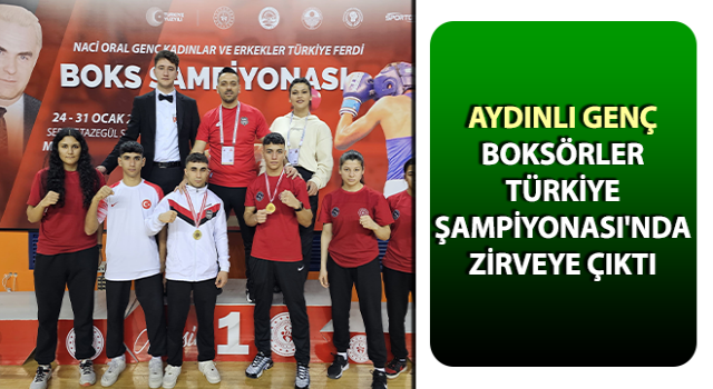 Aydınlı Milli sporcular, şampiyonadan başarılarla döndü