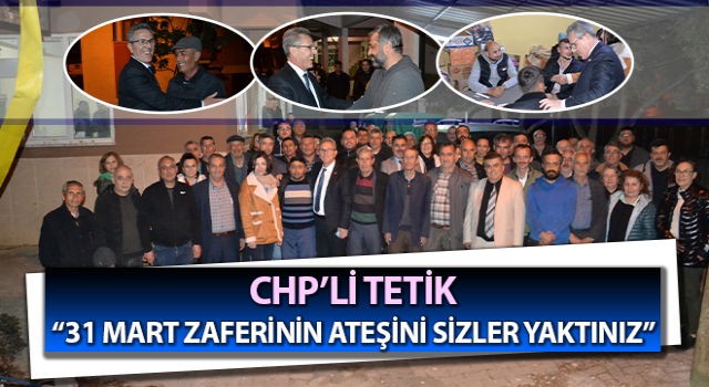 CHP’li Tetik’e Sailer ve Bağcıllı’dan coşkulu karşılama