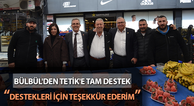 "Destekleri için teşekkür ederim"