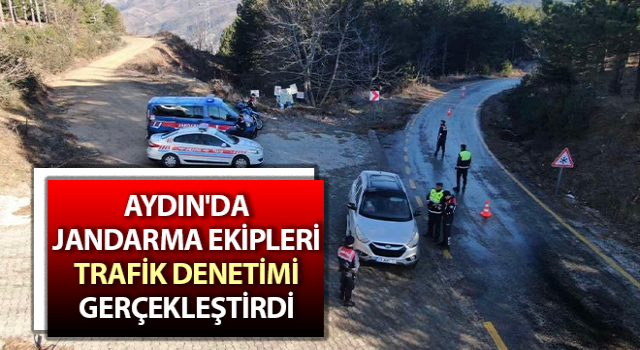 Jandarma’dan havadan trafik denetimi