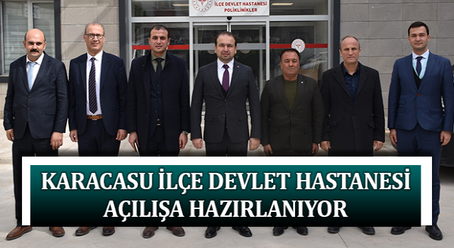 Karacasu İlçe Devlet Hastanesi açılışa hazırlanıyor