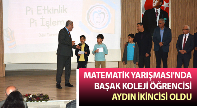 Aydın Özel Başak Koleji Öğrencisi Matematik Yarışmasında 2. Oldu