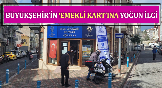 Büyükşehir’in ‘Emekli Kart’ına yoğun ilgi