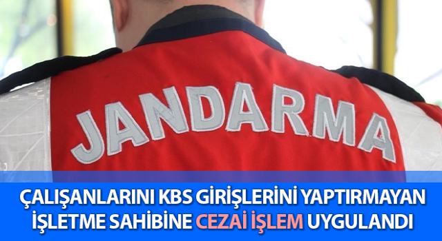 Nazilli'de KBS Denetimi: işletme sahibine cezai işlem uygulandı