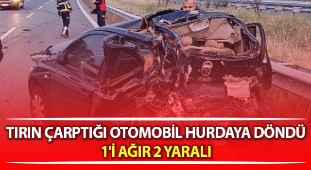 Aydın-İzmir Otoyolu'nda trafik kazası: 1'i ağır 2 yaralı