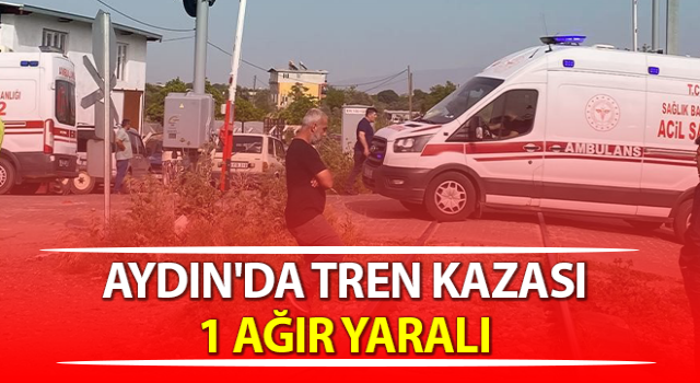 Aydın'da tren kazası: 1 ağır yaralı