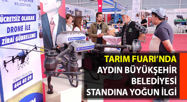 Fuar’da Aydın Büyükşehir Belediyesi standına yoğun ilgi