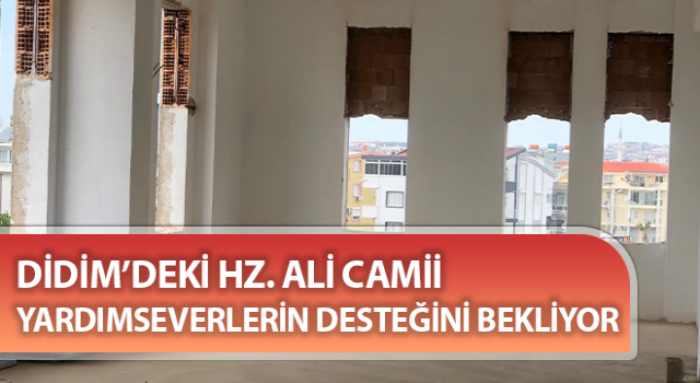 Hz. Ali Camii yardımseverlerin desteğini bekliyor