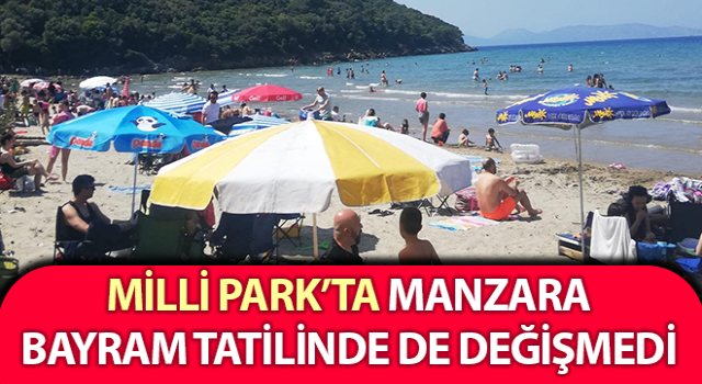 Milli Park’ta manzara, bayram tatilinde de değişmedi