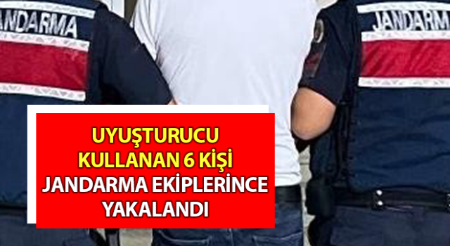 Aydın’da 6 şüpheli şahıs jandarma ekiplerince yakalandı