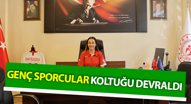 Aydın’da genç sporcular koltuğu devraldı