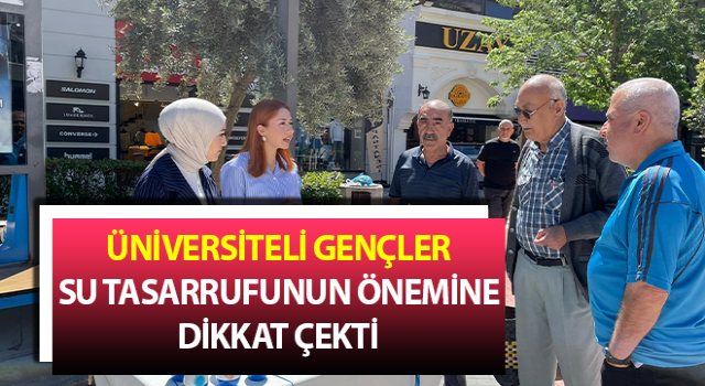 Aydın’da su tasarrufunun önemine dikkat çekildi