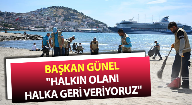 Başkan Günel: "Halkın olanı halka geri veriyoruz"