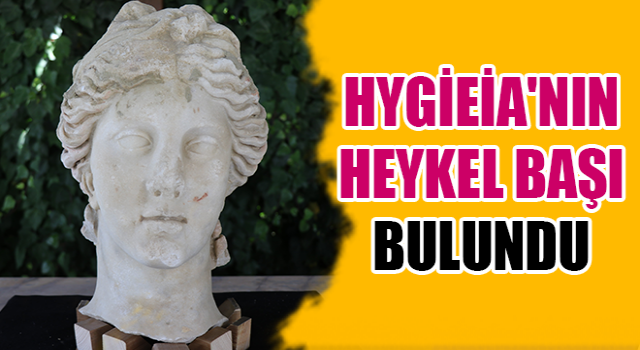 Denizli'de Hygieia'nın heykel başı bulundu