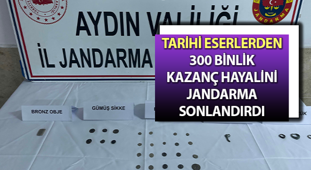 Denizli’den Aydın’a gelip tarihi eserleri satmak istediler