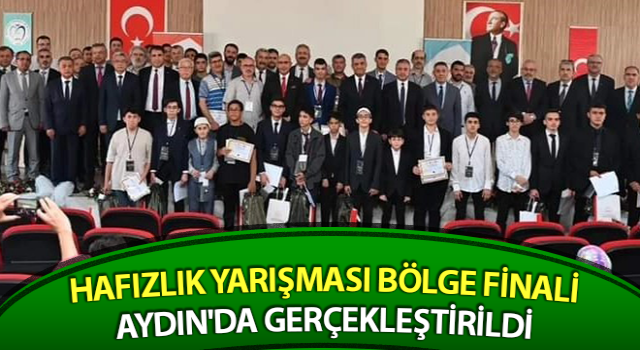 Hafızlık yarışması bölge finali Aydın'da gerçekleştirildi