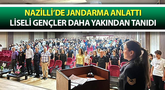 Jandarma anlattı, liseli gençler daha yakından tanıdı