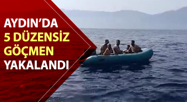 Kuşadası’nda 5 düzensiz göçmen yakalandı