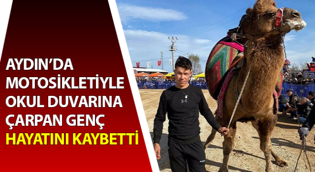 Motosikletiyle okul duvarına çarpan genç hayatını kaybetti