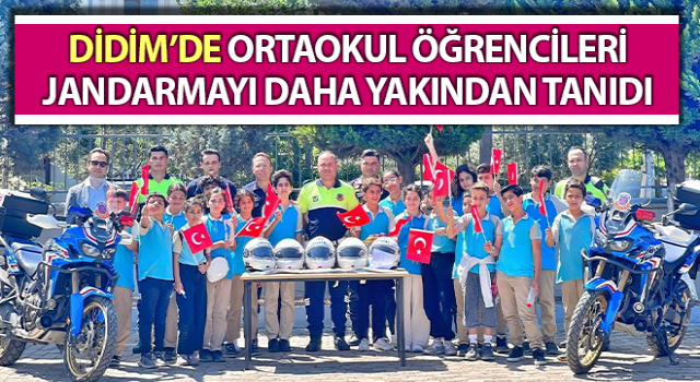 Ortaokul öğrencileri jandarmayı daha yakından tanıdı