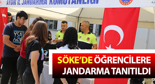 Söke’de öğrencilere jandarma tanıtıldı