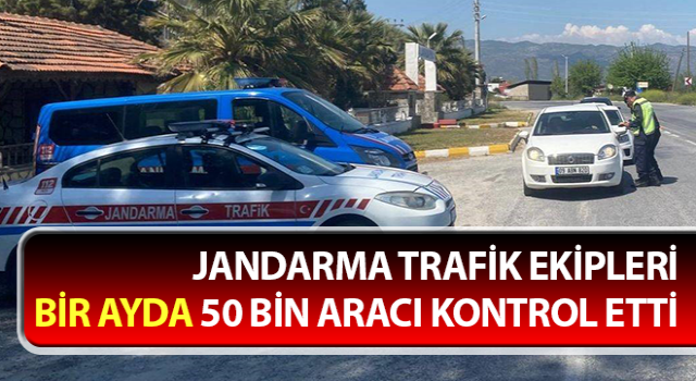 Aydın’da bir ayda 50 bin araç kontrol edildi