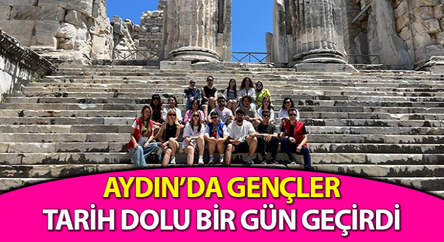 Gençler, tarih dolu bir gün geçirdi