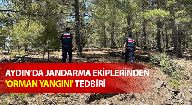 Jandarmadan 'orman yangını' tedbiri