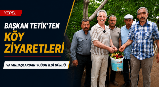 Başkan Tetik’e muhtarlardan tam destek