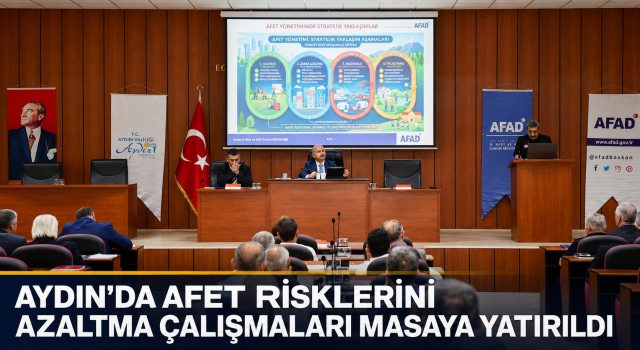 Aydın’da afet riskleri masaya yatırıldı