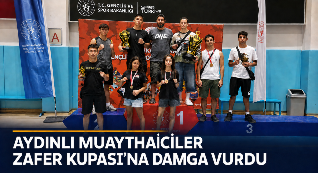 Aydınlı Muaythaiciler Zafer Kupası’na damga vurdu